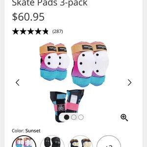 Skate Pads 3-Pack colorful